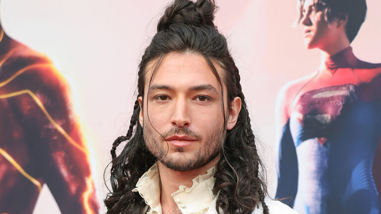 ezra miller flash premiere