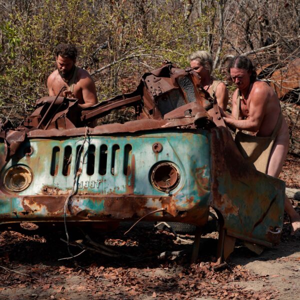 NakedandAfraid Apocalypse Battle tested survivalists scavenge ruins to survive a forbidding wasteland in South Africa in the new series