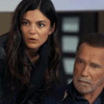 Arnold Schwarzenegger and Monica Barbaro in Fubar season 2