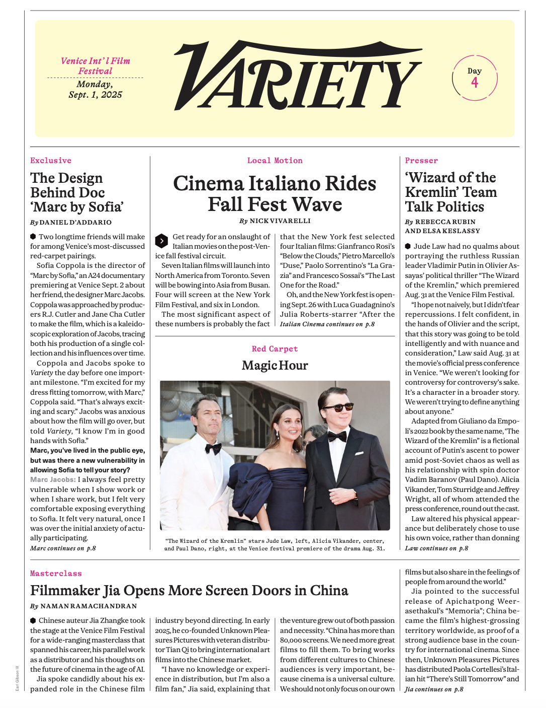 Varietys Venice Digital Daily Day 4