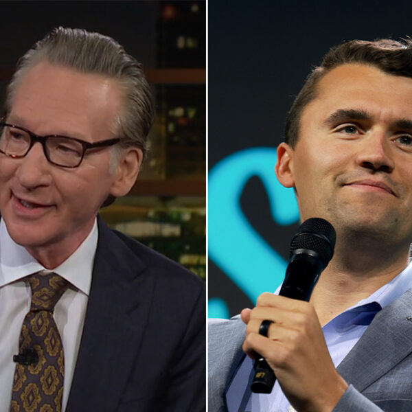 maher charlie kirk split