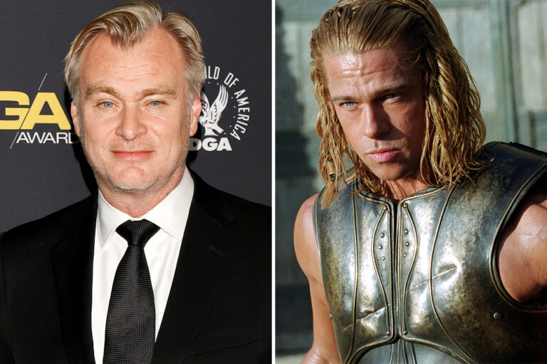 Christopher Nolan Brad Pitt Troy