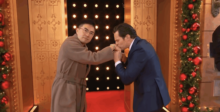 Jonathan Groff and Bowen Yang