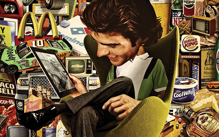 commercials ads streaming illustration placeholder