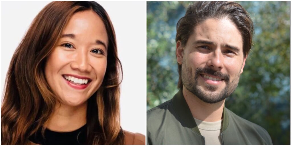 Adriana Santos and Alejandro Fumero