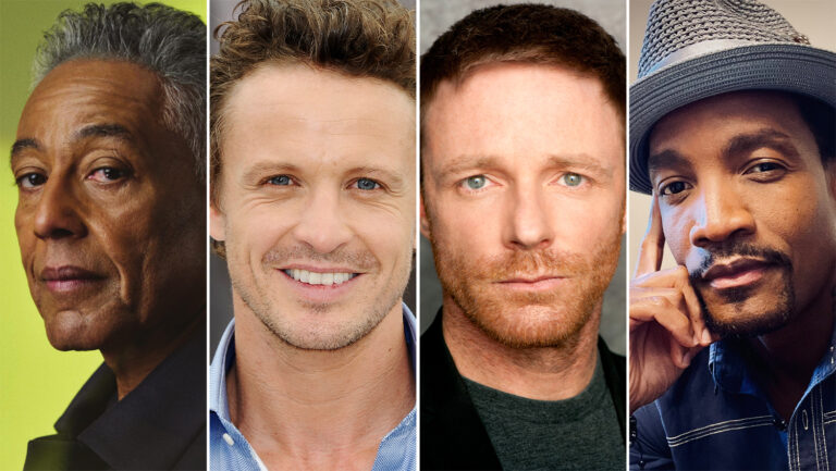 Giancarlo Esposito David Lyons Mackenzie Astin and Cranston Johnson