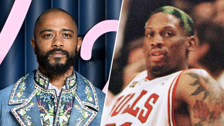 LaKeith Stanfield Dennis Rodman 2 shot