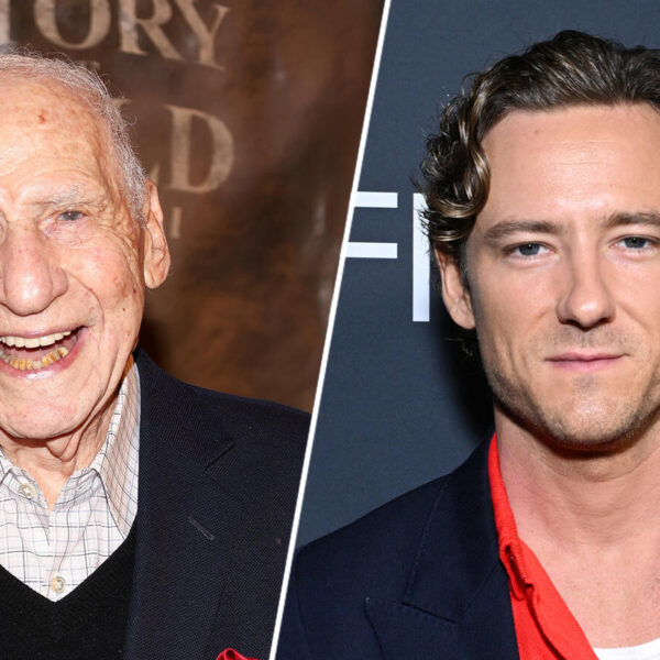 Mel Brooks Lewis Pullman 2 shot