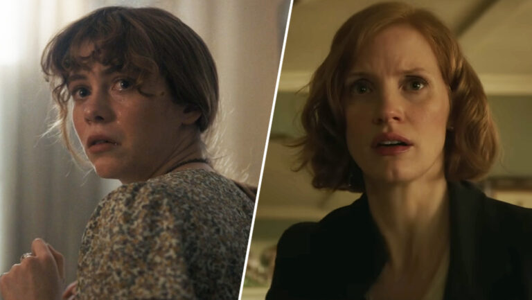 Sophia Lillis Jessica Chastain It 2 shot