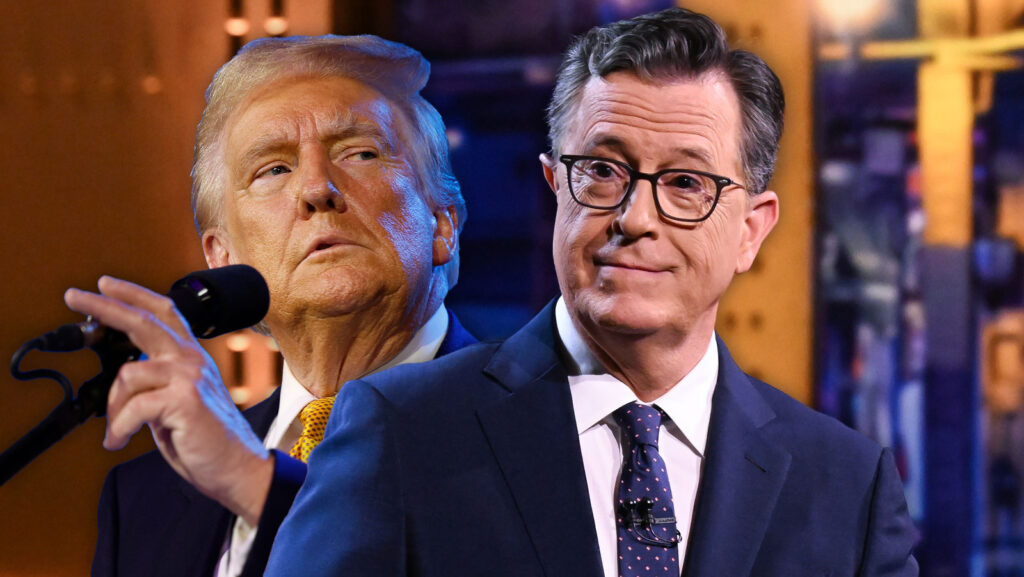 donald trump stephen colbert