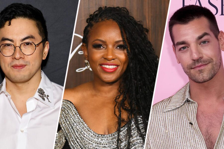 Bowen Yang Jasmine Crockett Matt Rogers 3 shot