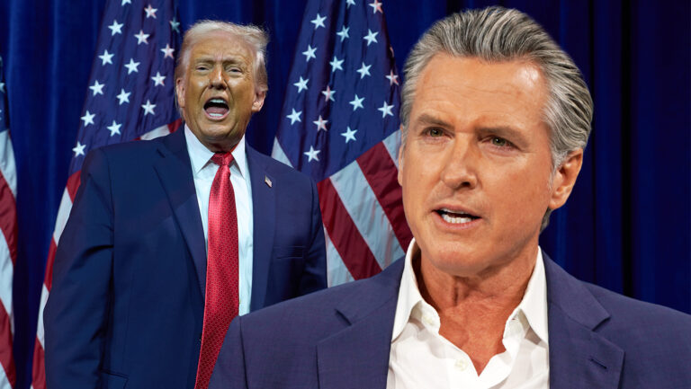 Donald Trump and Gavin Newsom