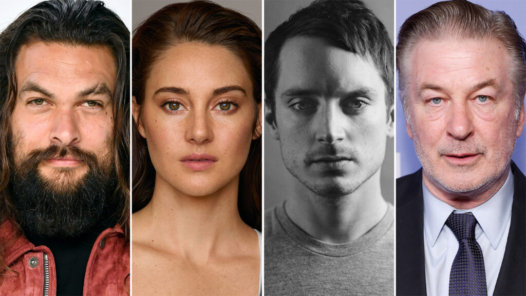 Jason Momoa Shailene Woodley Elijah Wood Alec Baldwin