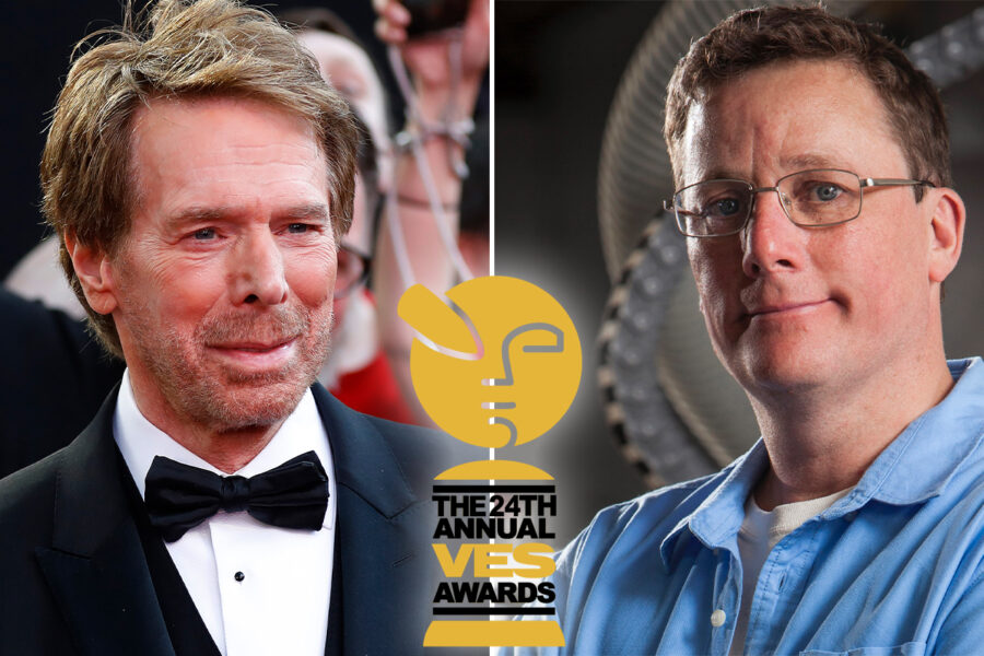 Jerry Bruckheimer and Sir Richard Taylor