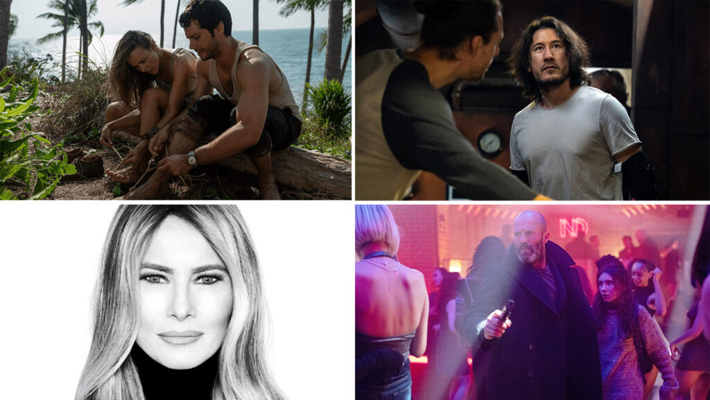 Send Help use Rachel McAdams Iron Lung Shelter Jason Statham and Melania