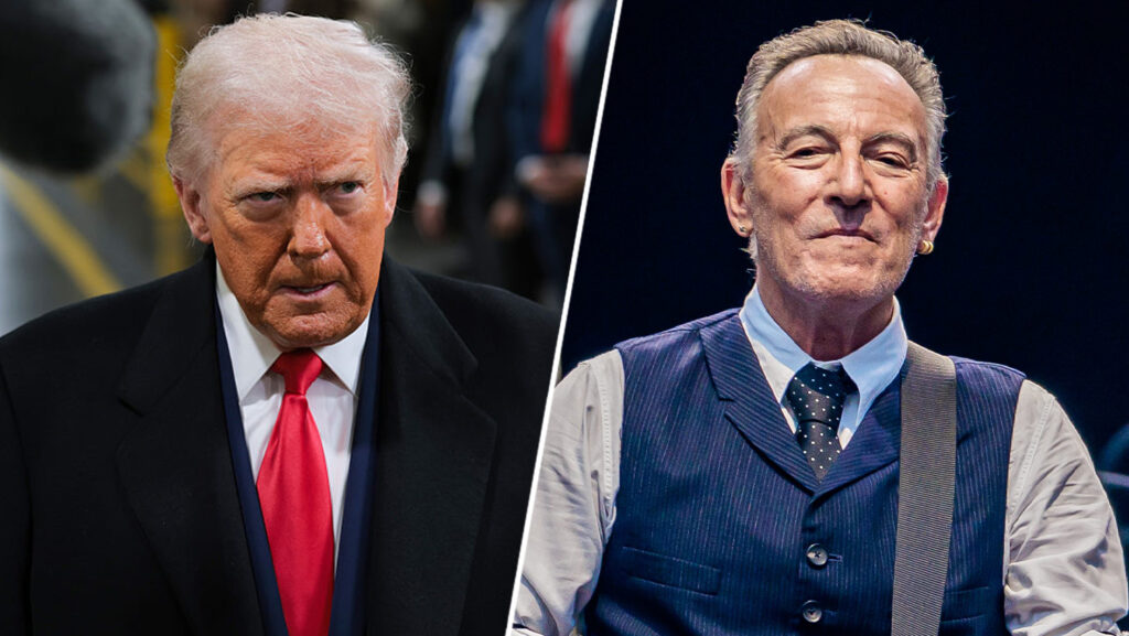 Trump Springsteen 2 shot