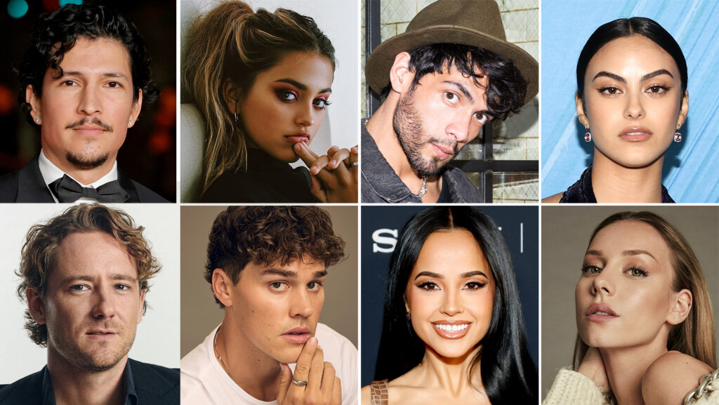 Danny Ramirez Maia Reficco Diego Calva Camila Mendes Ester Exposito Becky G Noah Beck and Lewis Pullman