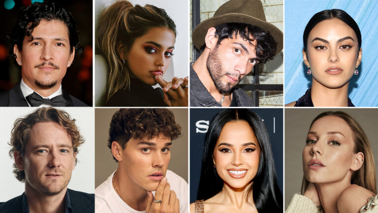 Danny Ramirez Maia Reficco Diego Calva Camila Mendes Ester Exposito Becky G Noah Beck and Lewis Pullman