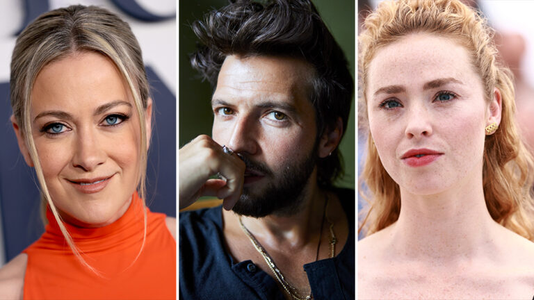 Meredith Hagner Guy Burnet Freya Mavor