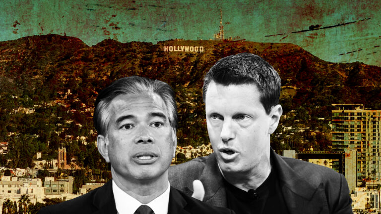 Rob Bonta and David Ellison