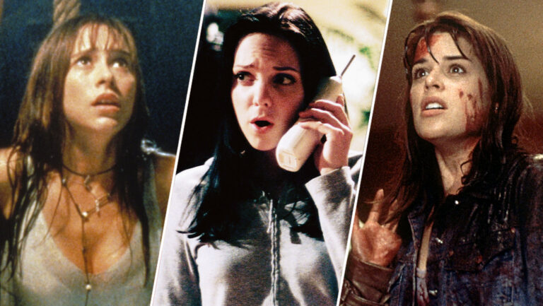 Jennifer Love Hewitt Anna Faris Neve Campbell 3 shot