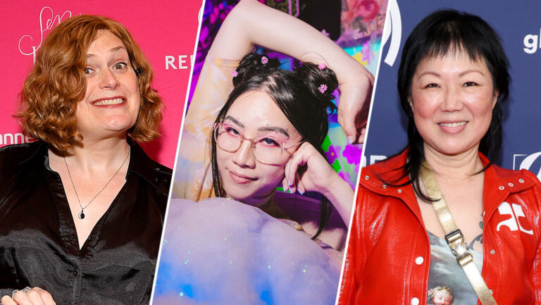 Lilly Wachowski Nina Nguyen Margaret Cho 3 shot