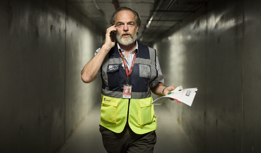The Airport Chaplain Hugo Weaving Credit Ben King