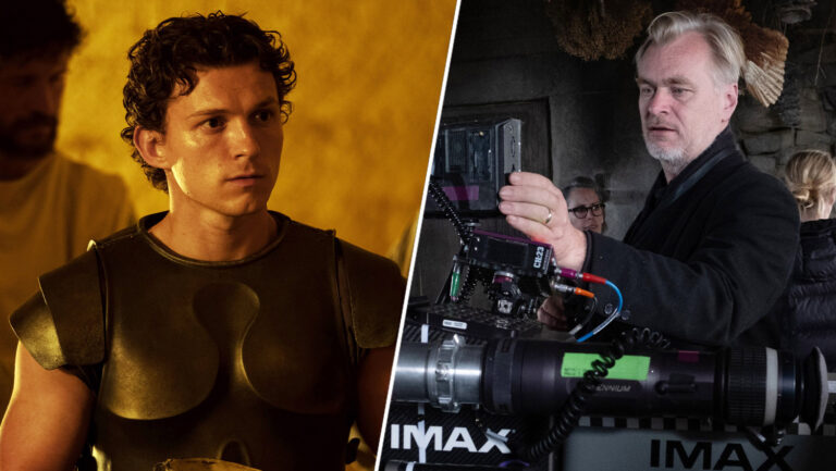 Tom Holland Christopher Nolan The Odyssey 2 shot