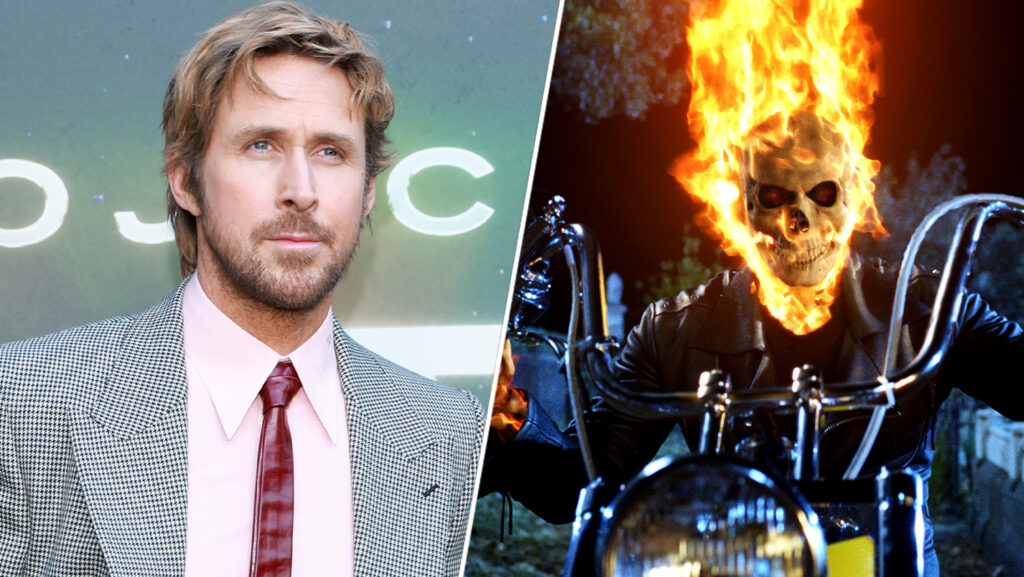 Ryan Gosling Ghost Rider 2 shot