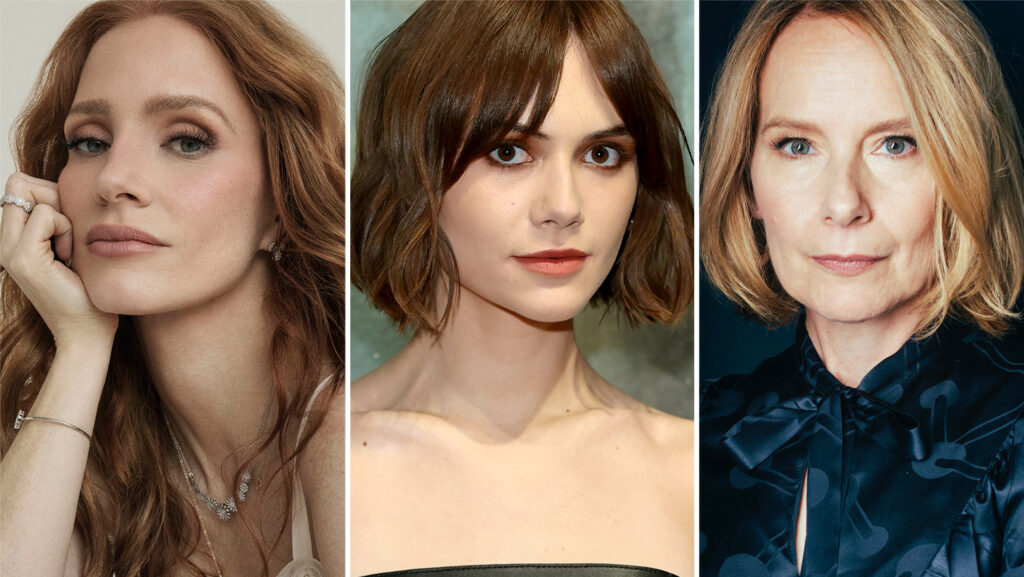 Jessica Chastain Emilia Jones and Amy Ryan