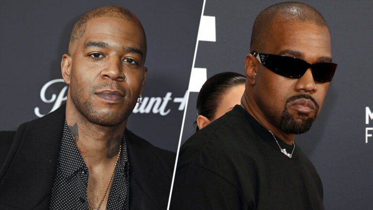Kid Cudi Kanye West 2 shot