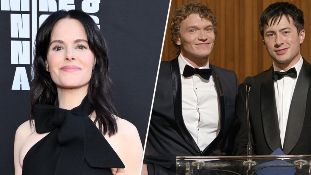 Emily Hampshire Heated Rivalry 2 shot